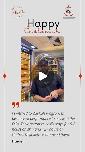 Video testimonial reel by Aisha K.